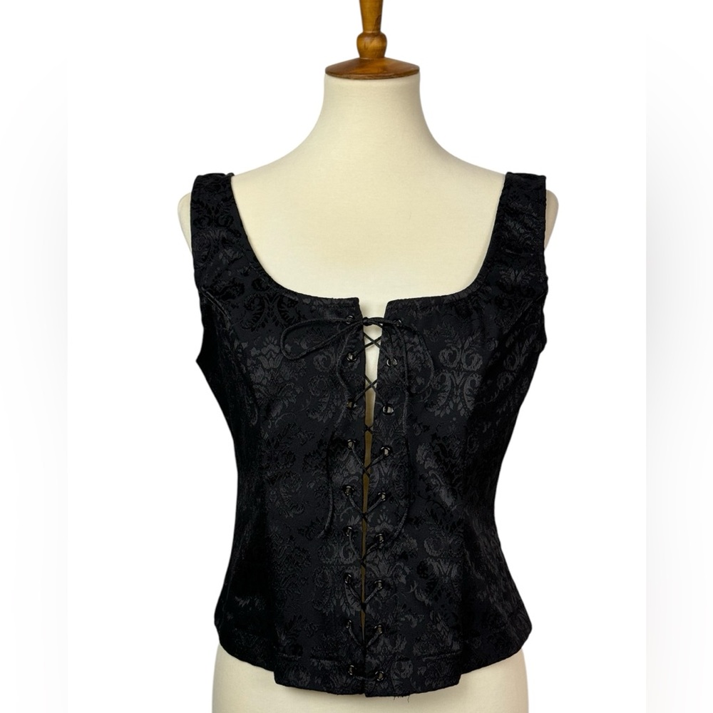 Frederick’s of Hollywood Corset Renaissance Goth Cottage core XL